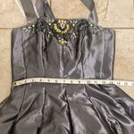 Masquerade  Gray Homecoming Dress Photo 8