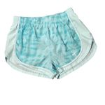 Nike Dri Fit Printed Tempo Running Shorts Lined Teal Tint/White Women’s Size Med Photo 0