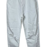 ZARA  White Mom Jeans‎ High-Waisted Size 6 Photo 0