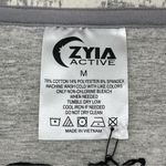 Zyia  Active Jacket Medium Women Cream Combo Full Zip Long Sleeve Athletic New Photo 6