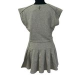 Free People Movement Gray Pleated Cotton Mini Skirt Set(Size Small) Photo 5