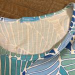 J. McLaughlin Women's  Short Sleeve
Stretchy Blue Green L Cotton/Modal Dress Photo 1