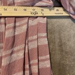 LuLaRoe NWT  Cardigan Womens Size Medium  Sarah Long Duster Pink Pockets Striped Photo 7