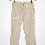 American Eagle  AE Stretch Tomgirl Utility Jogger pants Size 2 Khaki Cream Photo 0