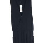 Calvin Klein Womens Black Surplice Racer-Back Tunic Swim Cover-Up S/M Photo 3