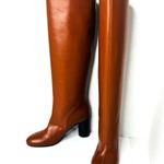 Co. Brown Leather Riding Boots Women’s Tall Equestrian Designer Luxury EU 36 Size 5 Photo 6
