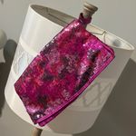Charming Charlie Sequin Clutch Bag Small Wristlet Pink Magnetic Close Photo 1
