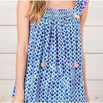 Matilda Jane Smocked Geometric Flutter Sleeve Top Size XL Cotton Summer Photo 10