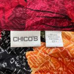 Chico's silk bold floral textured kimono cardigan Photo 7