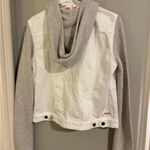 Peace Love World  White Jean Jacket Photo 2