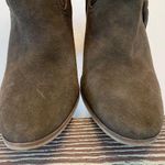 Dolce Vita Melah Western Ankle Boots Booties Tassel Fringe 7.5 Olive Brown Suede Size undefined Photo 7