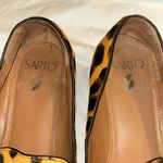 Franco Sarto Square Mouth Calf Hair Leather Animal Print Loafer(Size 8M) Photo 10