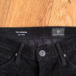 AG Adriano Goldschmied  Velvet Skinny Legging Pants Black Size 25 Photo 6