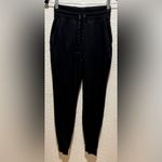 Lululemon  Warm Down High Rise Joggers Modal Fleece Black Size 2 Photo 6