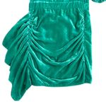 RHODE Mini Velvet Pia Dress in Green, Size US 0 Green Photo 4