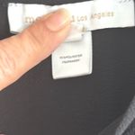 Monteau  Los Angeles Black Tiered Ruffle Sleeve Blouse‎  Size Small Photo 4