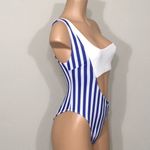 Kendall + Kylie stripe cut out swimsuit. NWT Photo 5