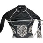 Lala Black Streetwear Autumn Fashion Skinny Slim Bodycon Jumpsuit Size Medium Photo 5