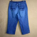 Christopher & Banks Christoper & Banks Women's Classic Fit Blue Denim Capri Jeans Comfort Size 8 EUC Photo 1