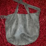 Maurice's Large Gray Crossbody Purse Bag Hippie Chic Tall Long Strap Photo 2