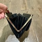 Black Faux Croc Wallet Clasp Frame | Accordion Card Slots | NWOT Photo 11