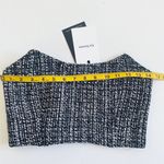 En Saison black and white tweed crop top Photo 10