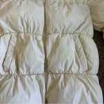 Garage Women’s Ivory Puffer Long Sleeve Mock Neck Jacket Sz Small Photo 8