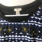 J.Crew  Women's Crew Neck Multi-pattern  Sleeveless Blouse Size S Photo 2