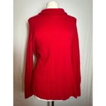 Talbots Pure Cashmere Red Mockneck Sweater Size XL Photo 2