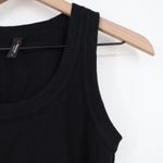 American Giant Womens Black Ribbed Tank Top Size L Cotton Spandex Made USA Size L Photo 3