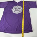 Bohemian hippie spiritual yoga Purple Mandala Tee women’s M Size M Photo 11