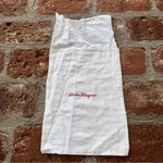 Salvatore Ferragamo  Dust Cover Bag Shoes Handbags Authentic white with Red Logo Photo 2
