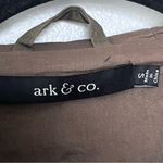 Ark & Co. hunter green, long, cargo jacket with a draw string waist. Small Photo 7
