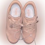 NWOT Kizik Lima Mesh Knit Hands Free Sneakers Pink 8.5 EE Extra Wide Slip On Tan Photo 2