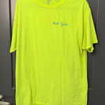 God Is Dope Neon Yellow T Photo 0