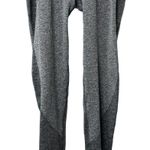 Gymshark Flex High Waisted Leggings Grey Booty Sculpt Blue Waistband Sz Small Photo 4