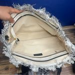 CLR by Claudette Sally Striped Tote Bag *Used (Black & White) Black Photo 7