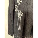 Long Sleeve‎ Size Xxl Burnout Sheer Gray Dandelion T Shirt Photo 1