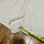Anthropologie Maeve  Colette Linen‎ Blend Ivory Shorts Size 34 Photo 8