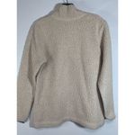 Te Verde Women's Fleece Pullover Jacket Quarter Zip Mock Neck Brown Small Photo 5