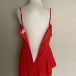 Lovers + Friends  Cleo Red Ruffle Midi Dress Photo 11
