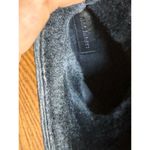 Allsaints Black Moto Shearling Fur Lined Boots Block Heels Chunky size 36 (US6) Photo 6