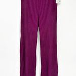 Simon Miller Ribbed Cyrene Berry Burgundy Pull Photo 2
