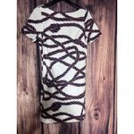 Maeve ANTHROPOLOGIE  DRESS NAUTICAL SZ 6 PREPPY SHORT PEACH BOW OPEN BACK SHIFT Photo 1