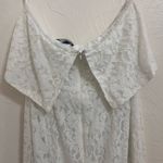 Lulus Lulu’s white lace strapless dress size L Photo 7