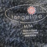 Tangerine  Fleece Lined Pullover Hooded Gray Sweatshirt Women's Size Medium Photo 6