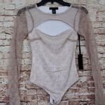 H:ours Host pick 🎉 | Jette Bodysuit Champagne lace floral Photo 6