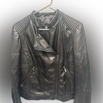 The Limited  Faux Leather jacket PXL  Moto  BIKER Jacket Photo 1