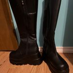 12PM by Mon Ami Black Knee High Boots Platforms Photo 0