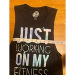 Womens So Motivational Gym Workout Small Tank Top Racerback Tank Black Photo 5